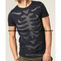 Mode New Design impression coton d&#39;été col rond hommes T-shirt
